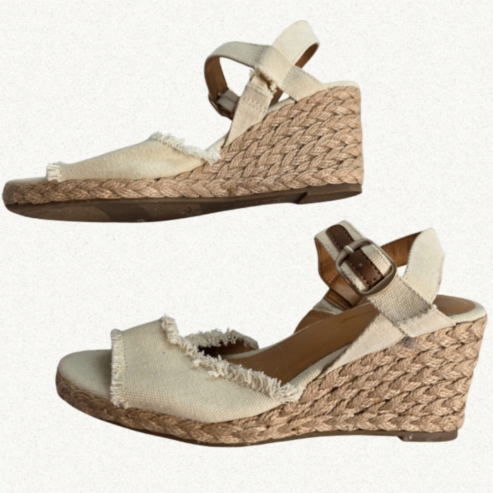Tommy Bahama Canvas Savina Espadrille Wedge Sandals Size 9 *8/26-2